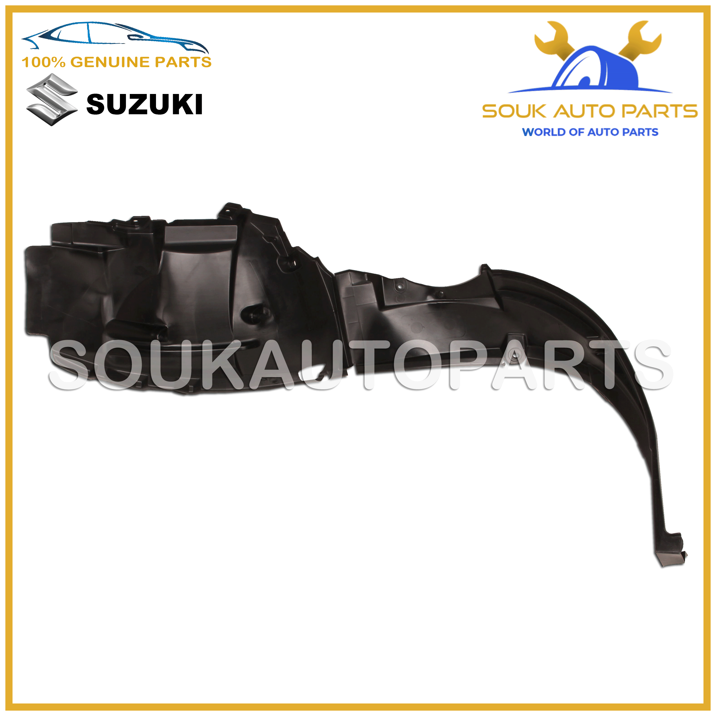 72321M74L00 Genuine Suzuki LINING, FRONT FENDER, RH OEM