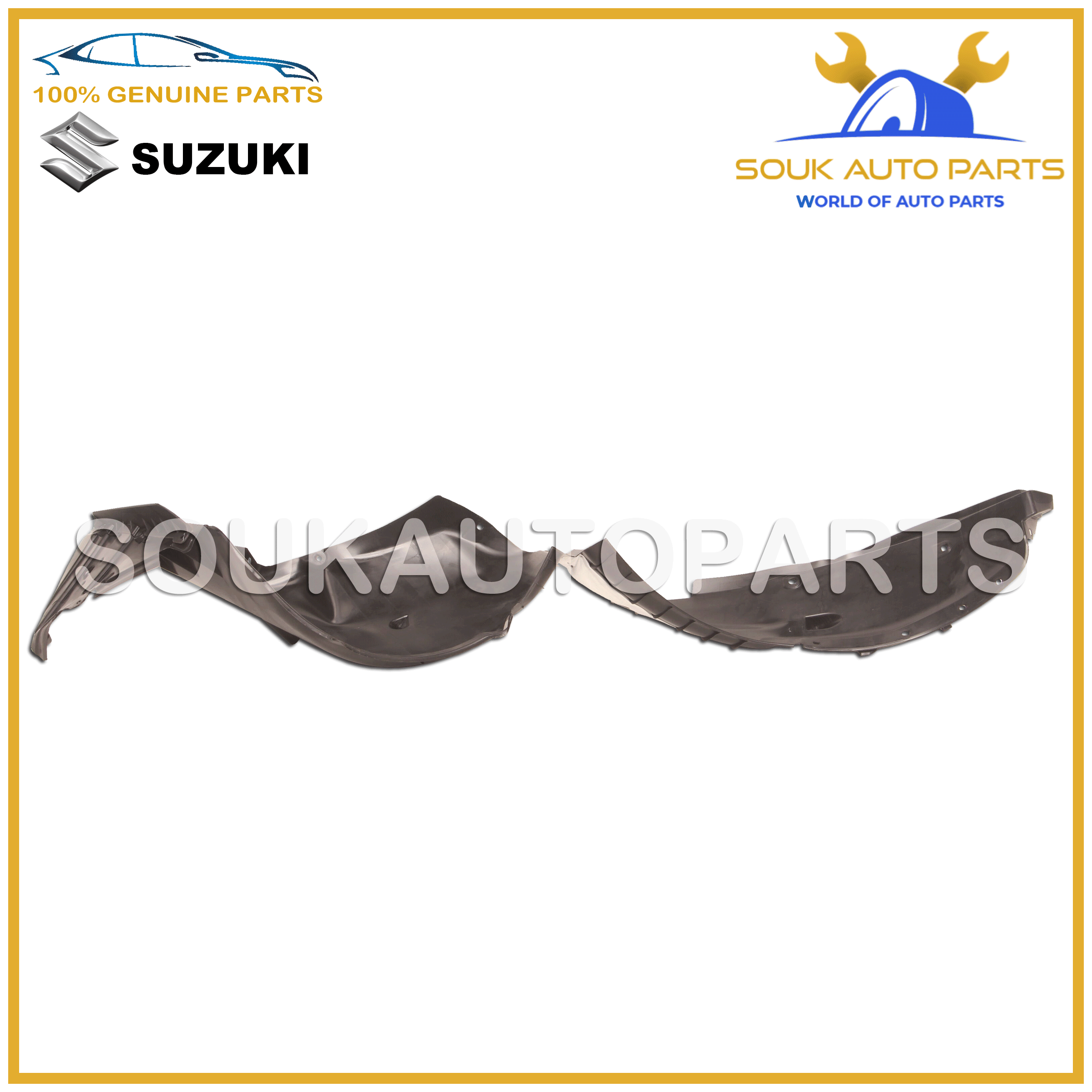 72470M55R00 Genuine Suzuki LINING COMP, FRONT FENDER, RH OEM