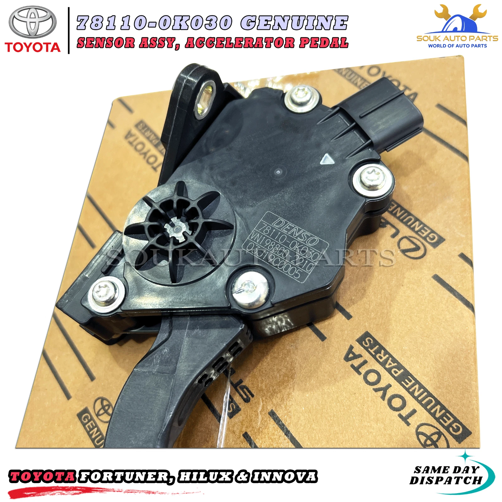 78110-0K030 Genuine Toyota SENSOR ASSY 781100K030 OEM FORTUNER HILUX INNOVA