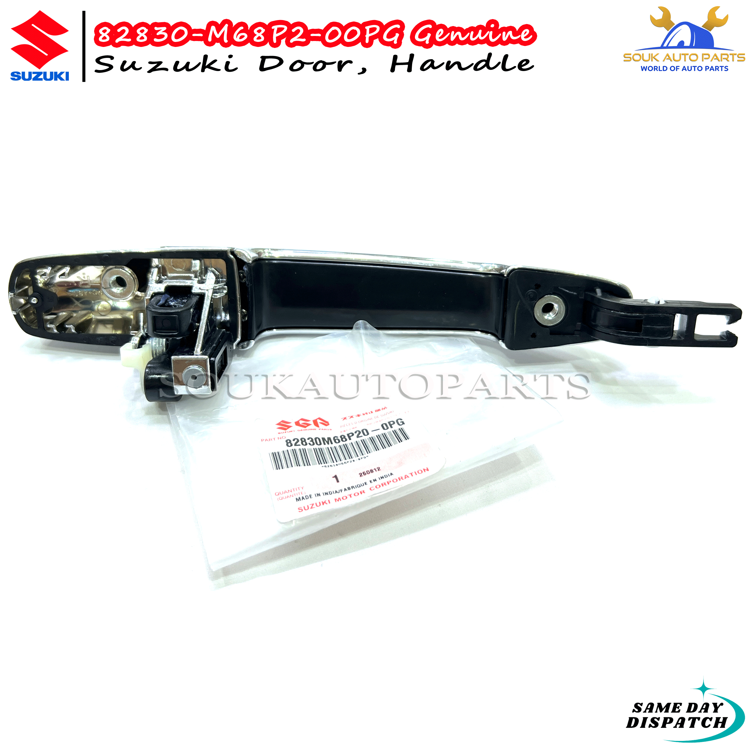 82830-M68P2-00PG Genuine Suzuki HANDLE, DOOR A1K310/412 82830M68P200PG OEM