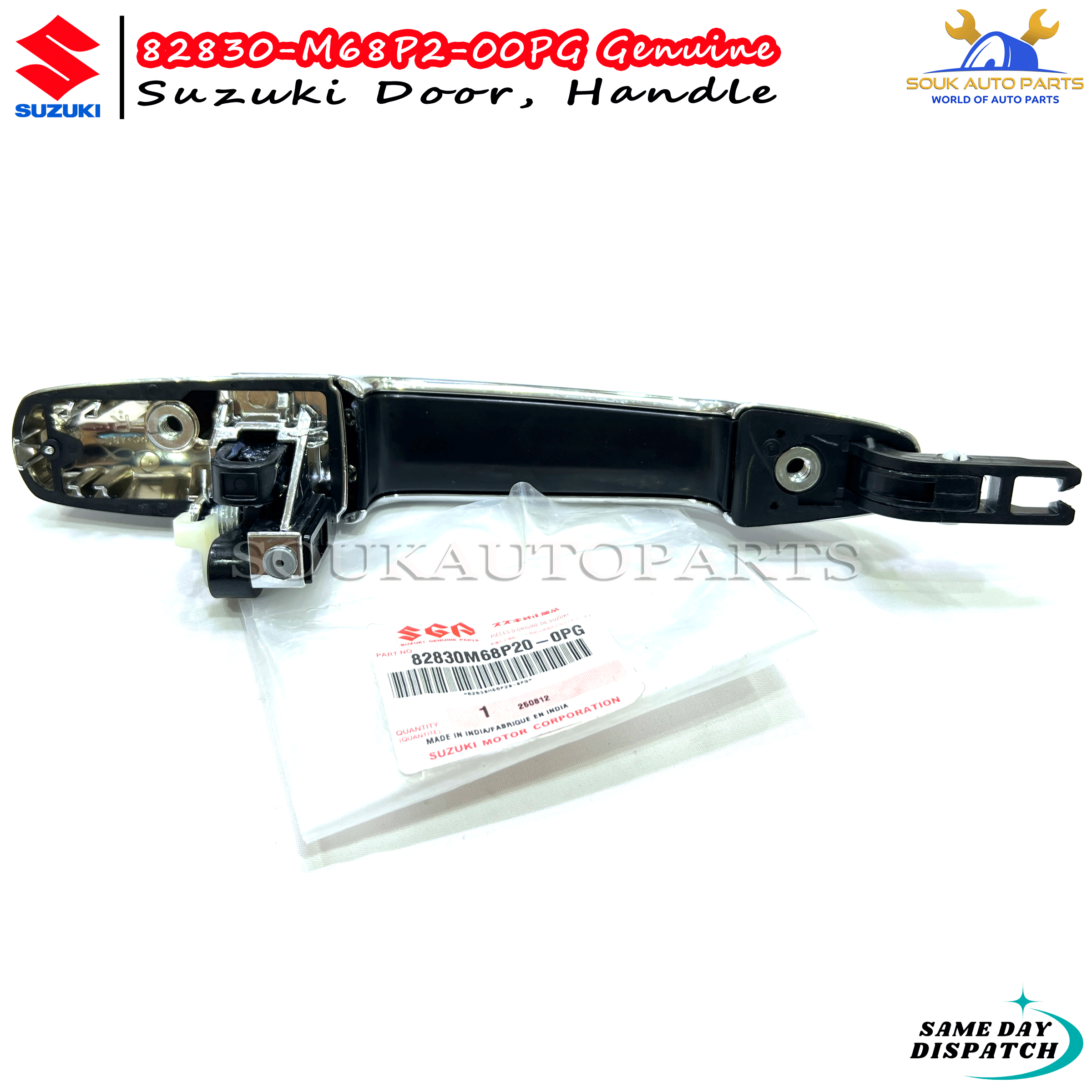 82830-M68P2-00PG Genuine Suzuki HANDLE, DOOR A1K310/412 82830M68P200PG OEM