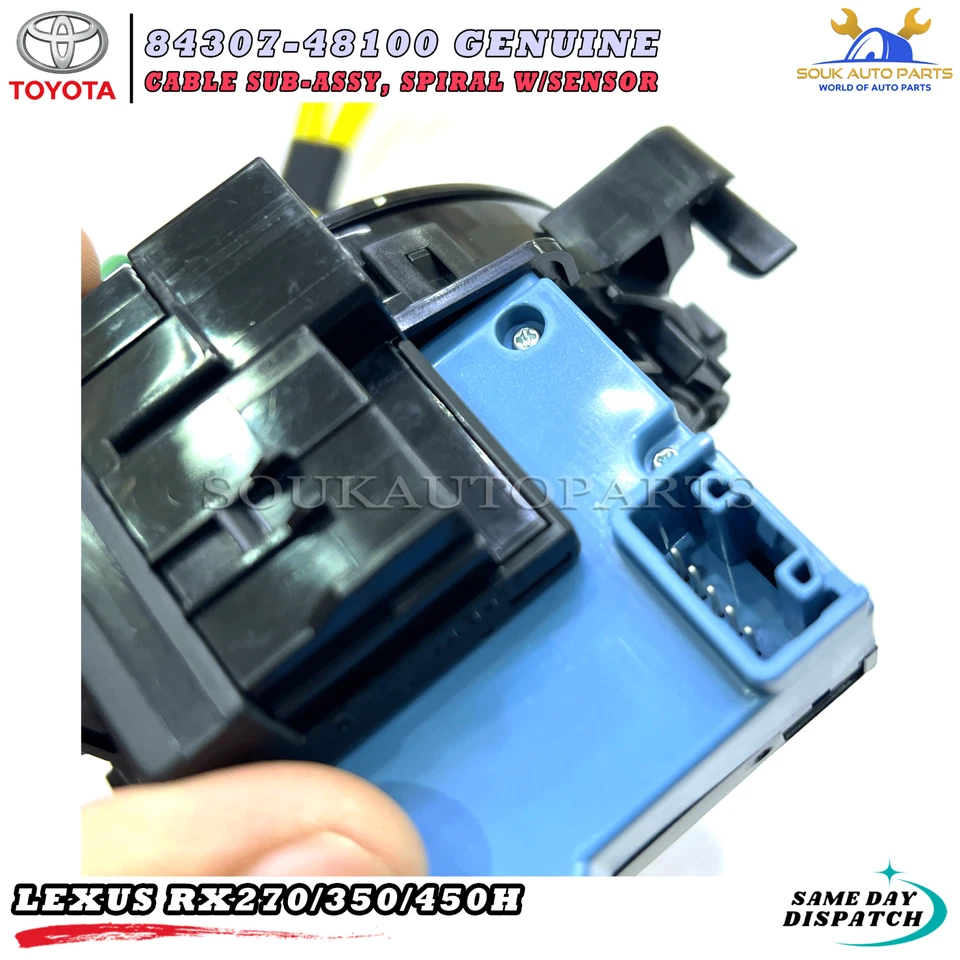 84307-48100/84307-0E070 Genuine Toyota CABLE SUB-ASSY, SPIRAL W/SENSOR