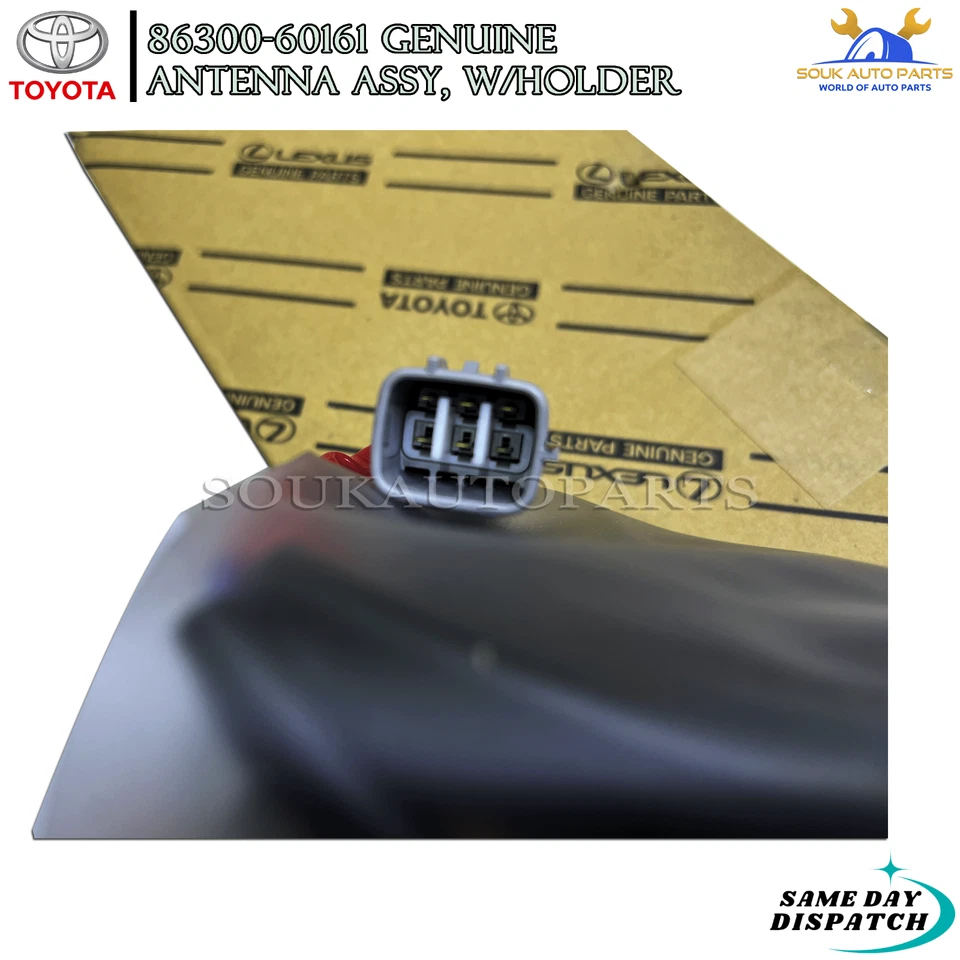 86300-60161 Genuine Toyota ANTENNA ASSY, W/HOLDER For LAND CRUISER Lexus LX470