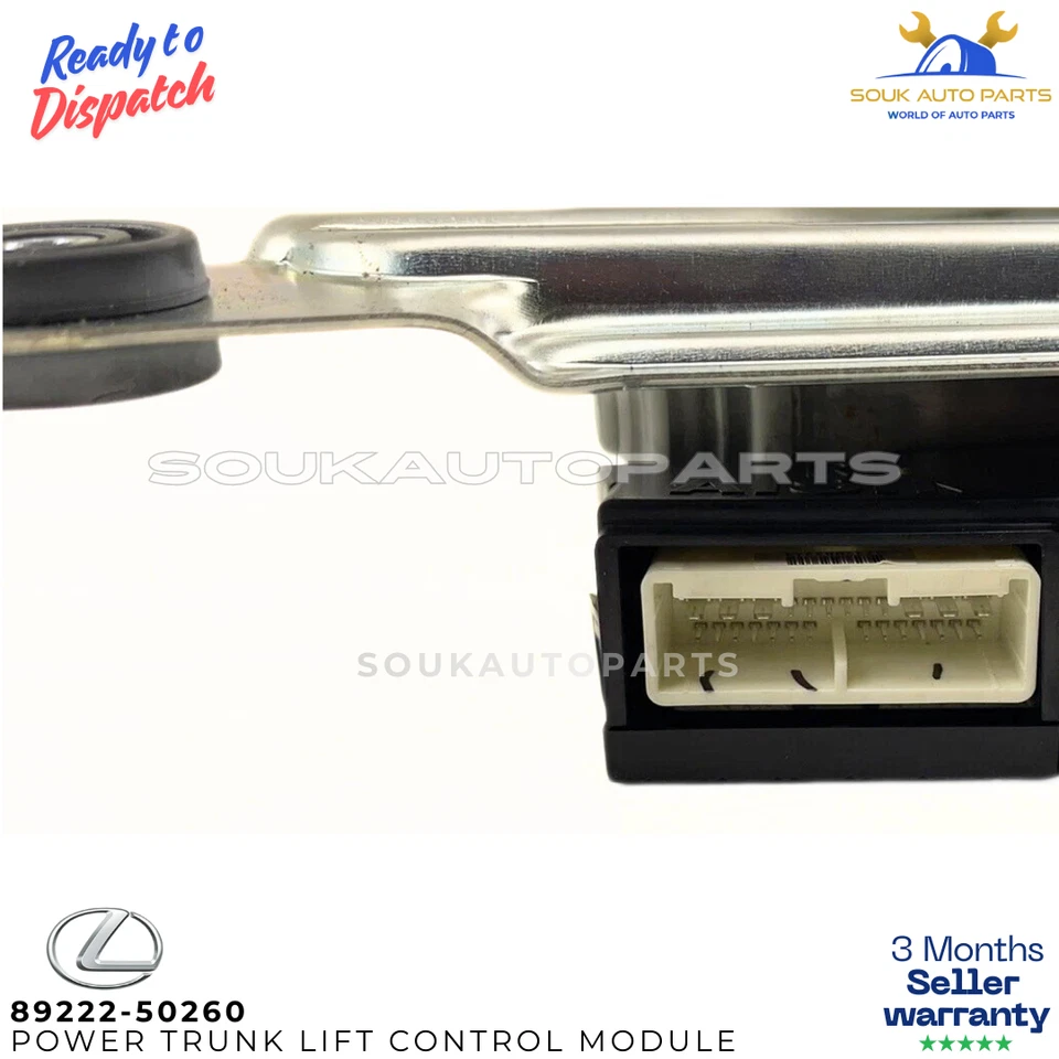 Genuine Lexus 89222-50260 POWER TRUNK LIFT CONTROL MODULE ECU REAR LS460 LS600h