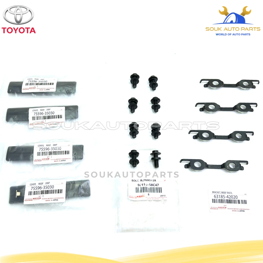 New Genuine Toyota ROOF RACK REMOVAL KIT W/COVERS 4RUNNER 04-18 RAV4 06-17