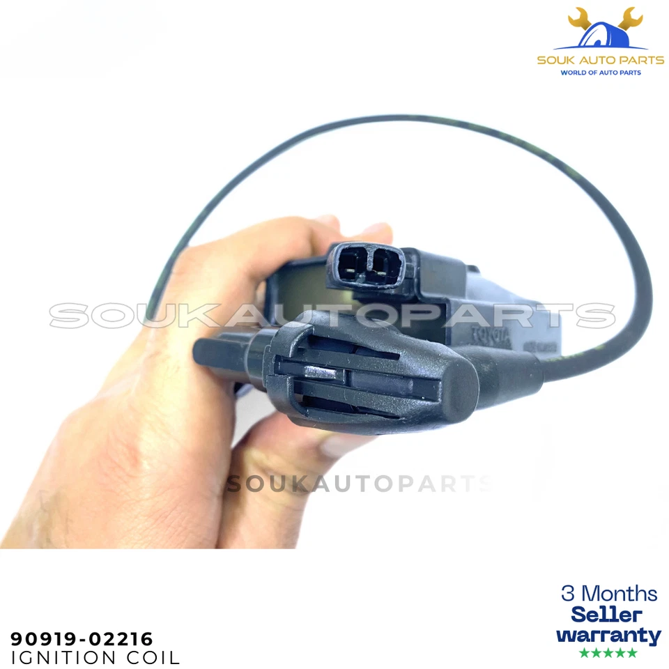 90919-02216 Genuine Toyota Lexus 1JZ 2JZ GE GTE VVTi Ignition Coil With Wires