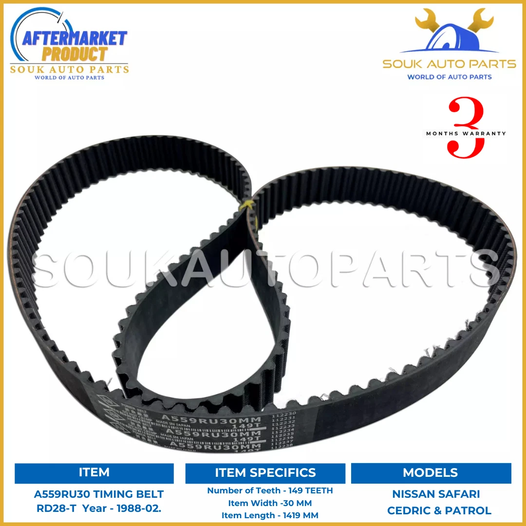 A559RU30 TIMING BELT RD28-T 149 TEETH For Nissan SAFARI CEDRIC & PATROL 88-02