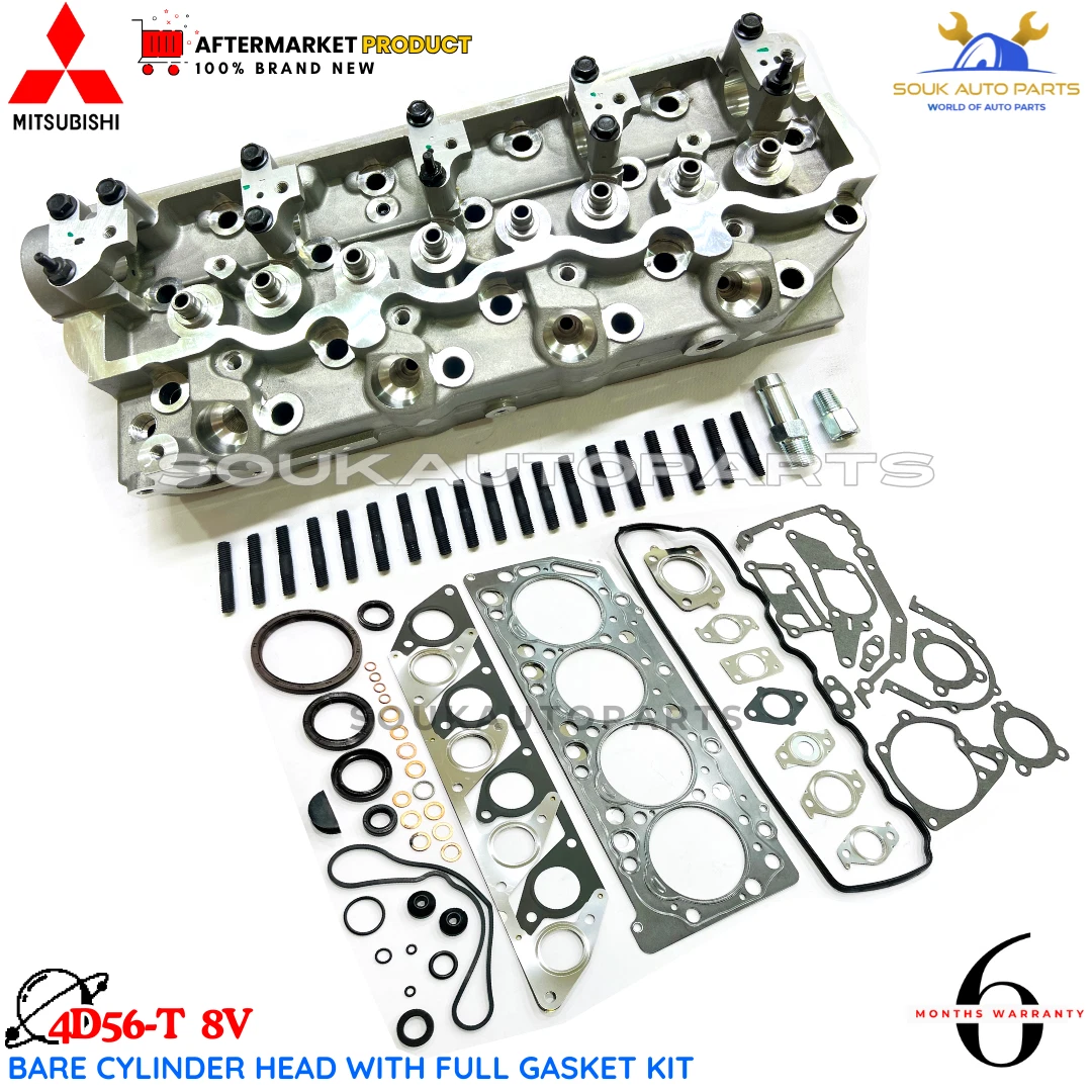 Bare Cylinder Head With Full Gasket kit 4D56-T 8V For Mitsubishi PAJERO L200