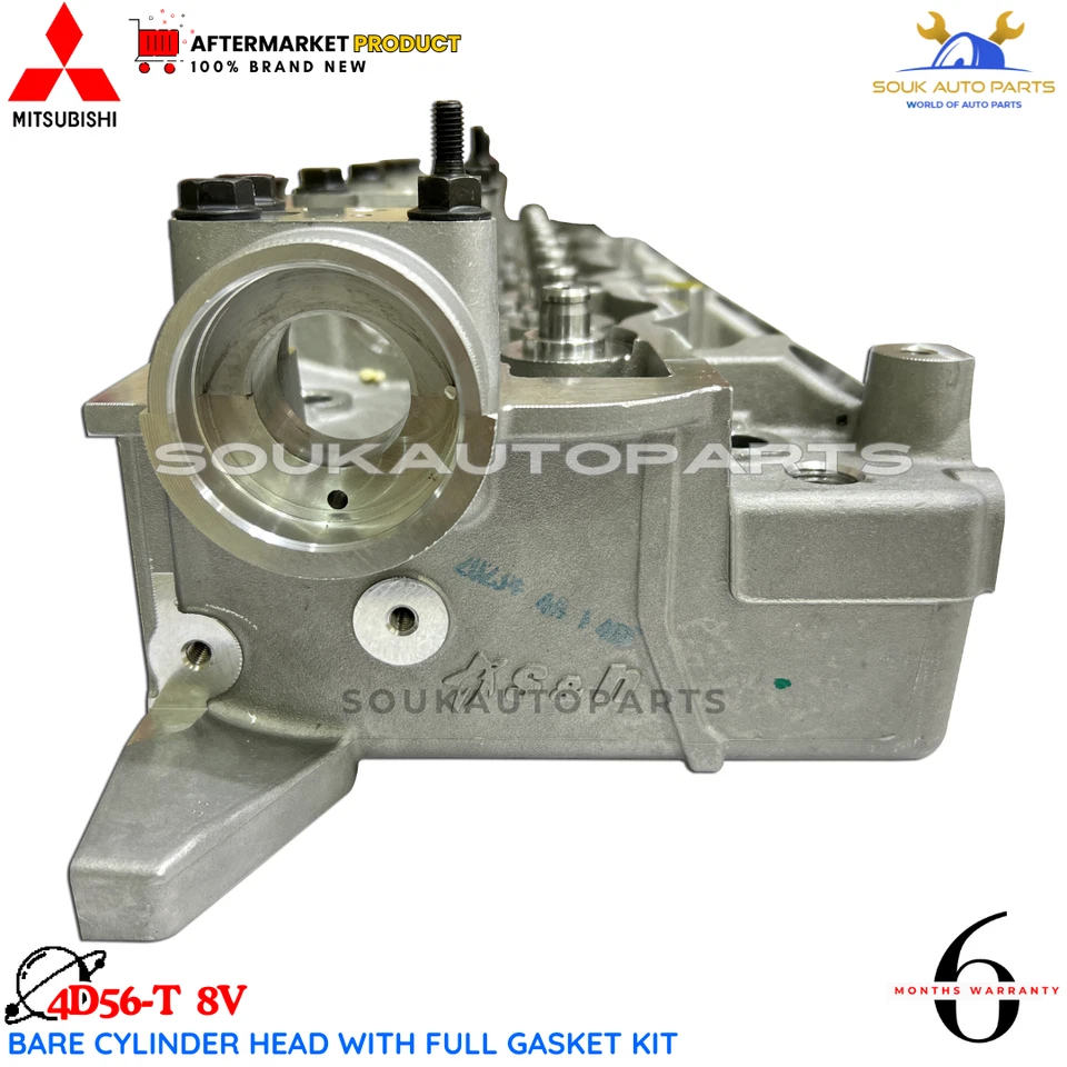 Bare Cylinder Head With Full Gasket kit 4D56-T 8V For Mitsubishi PAJERO L200