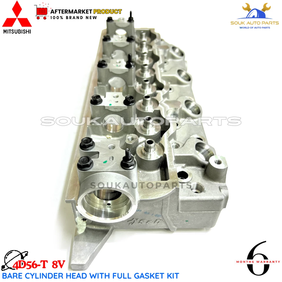 Bare Cylinder Head With Full Gasket kit 4D56-T 8V For Mitsubishi PAJERO L200