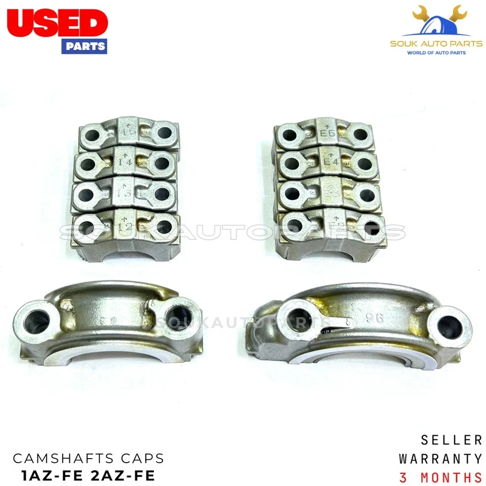 CAMSHAFTS INLET & EXHAUST + GEARS W/CAPS For TOYOTA 1AZ-FE 2AZ CAMRY 2.0 & 2.4L