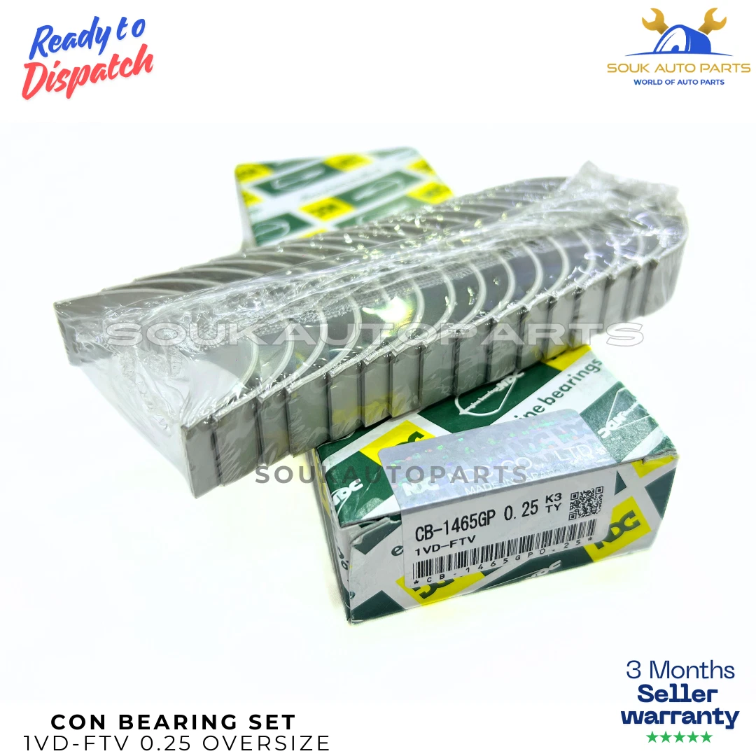 CON ROD BEARING SET 1VD-FTV 0.25 For Toyota LAND CRUISER 4.5Ltr 2007-2015