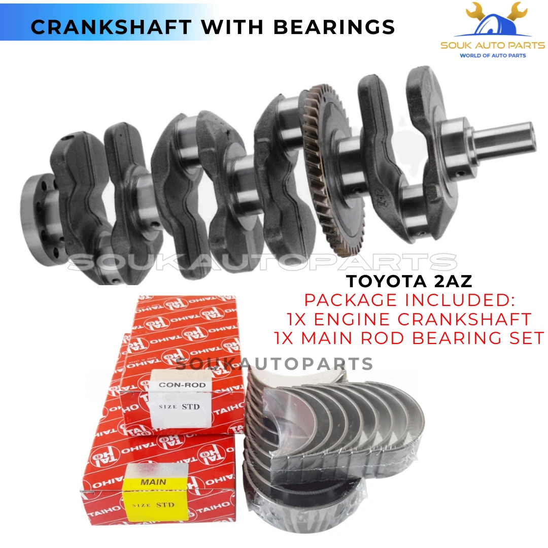 Crankshafts With Bearing 2AZ-FE For Scion xB Toyota Camry 2.4Ltr