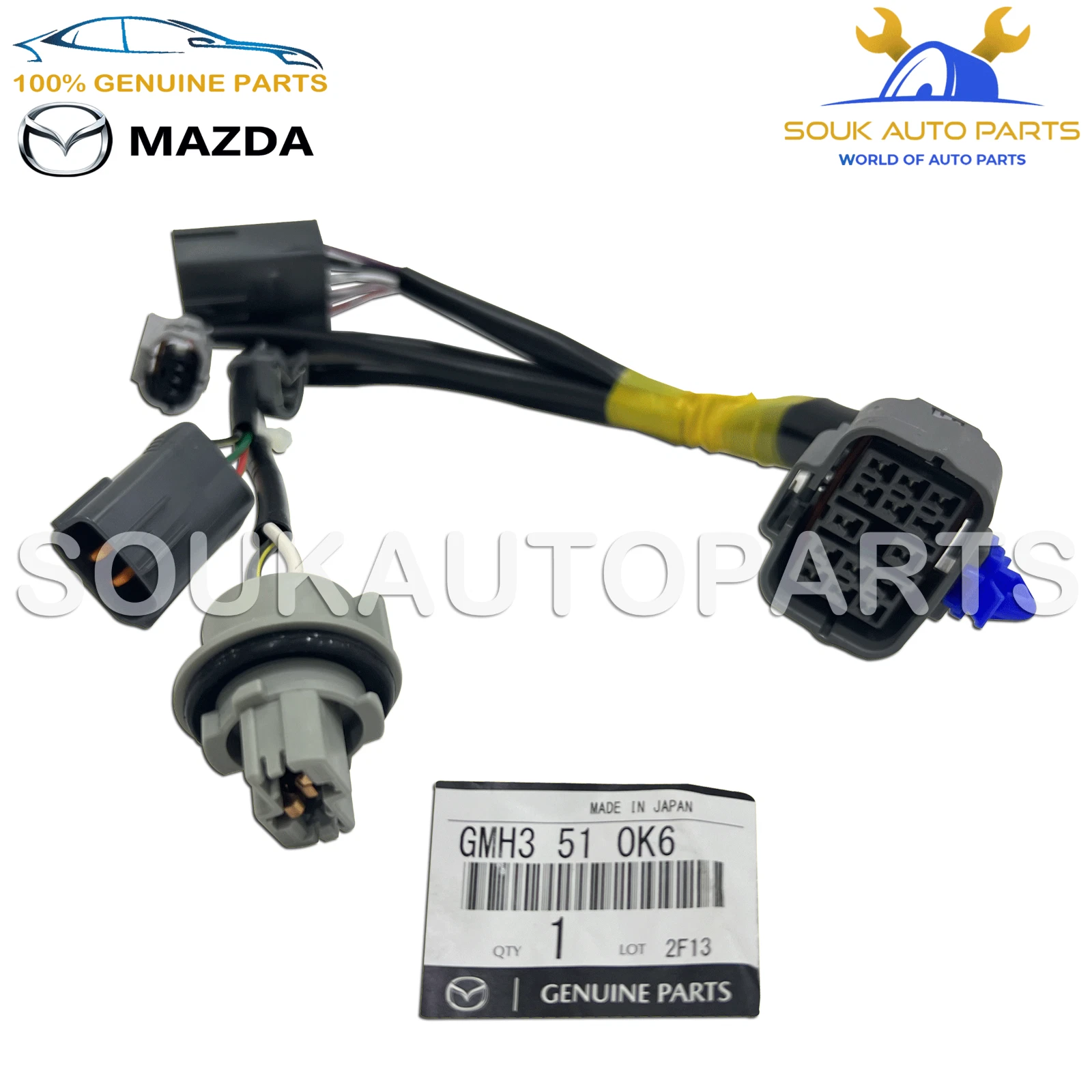GMH3-51-0K6 Genuine Mazda CORD, LAMP HEAD GMH3510K6