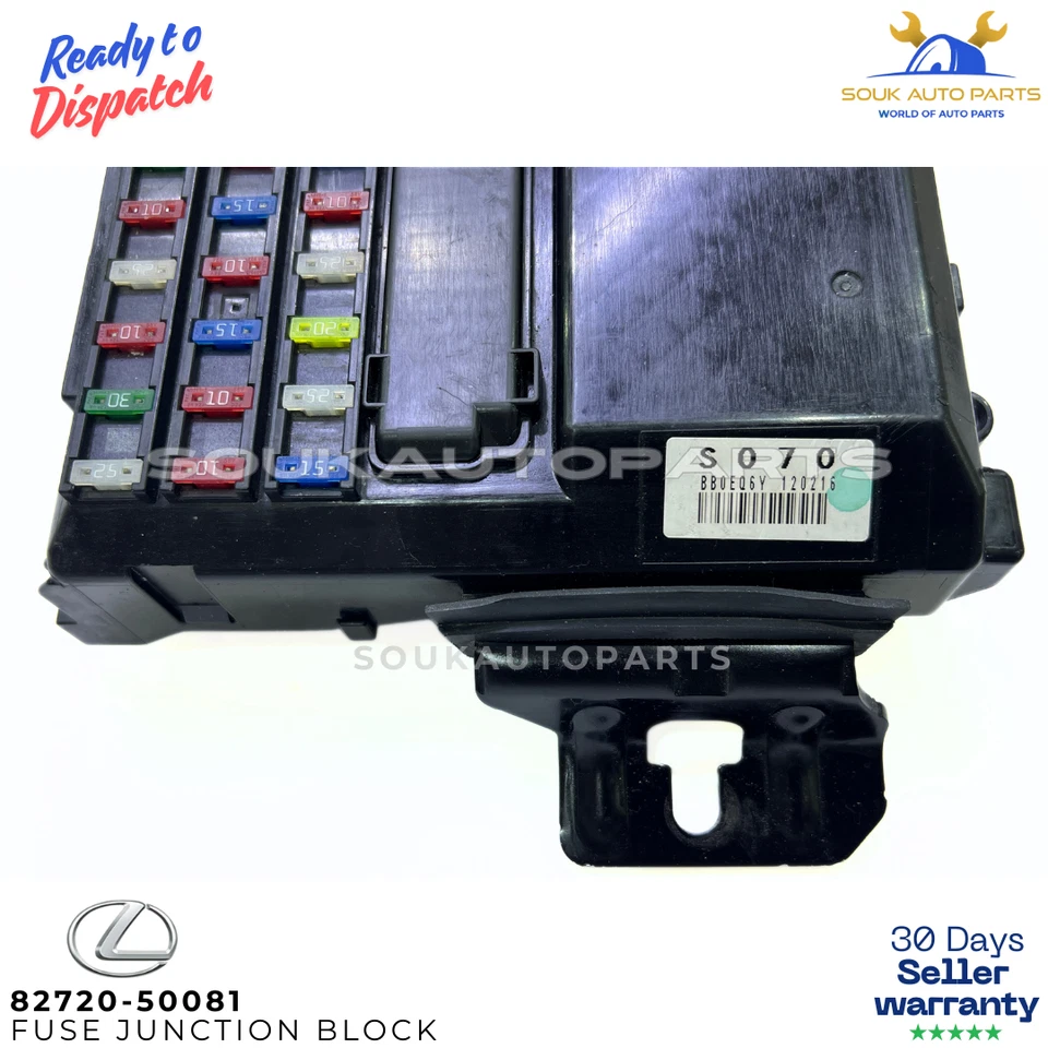 Genuine Lexus LS460 LS600h ENGINE FUSE RELAY JUNCTION BLOCK 82720-50081 2007-17
