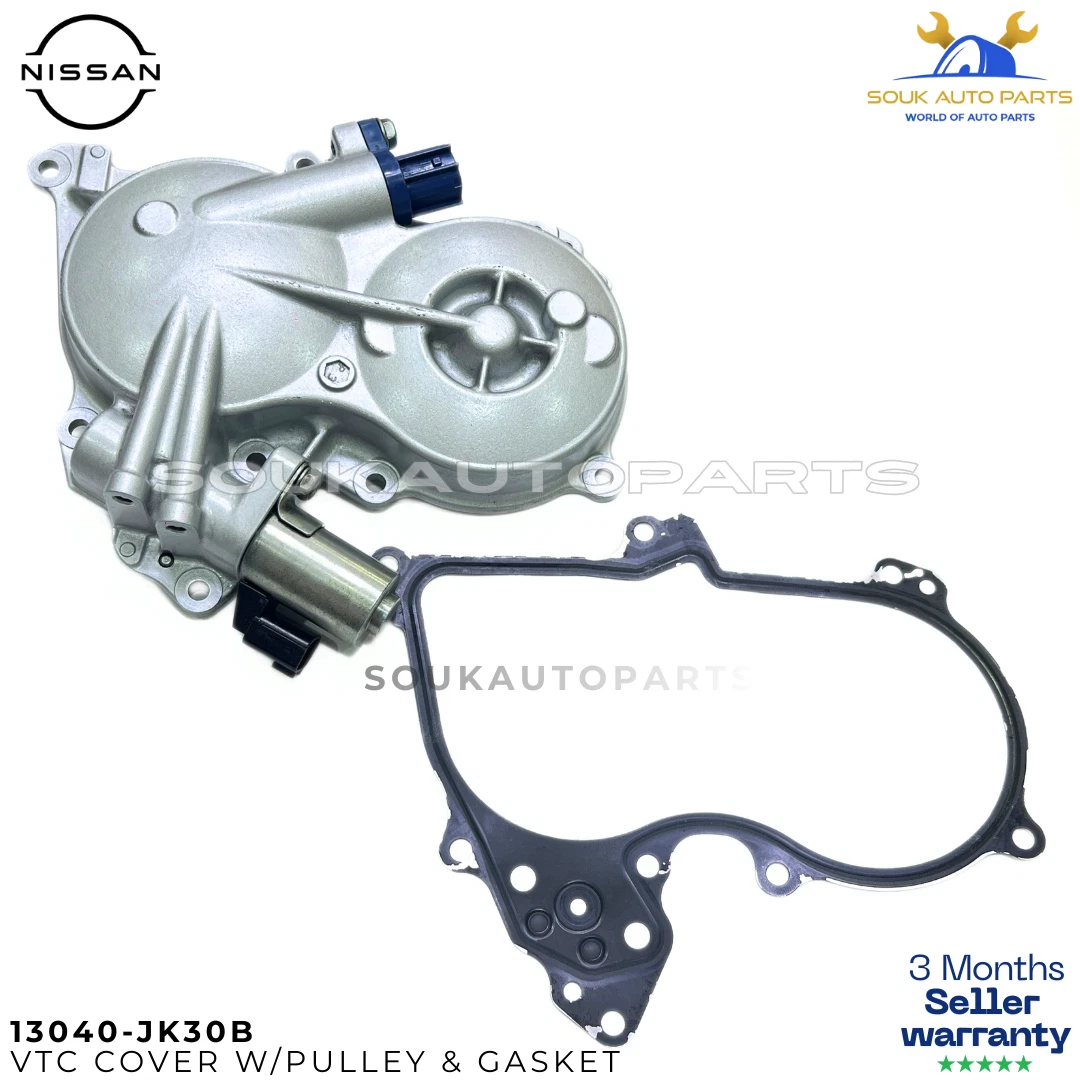 Genuine Nissan VTC Cover & Magnet Kit LH 13040-JK30B 350Z 370Z G37 G35 W/ Gasket