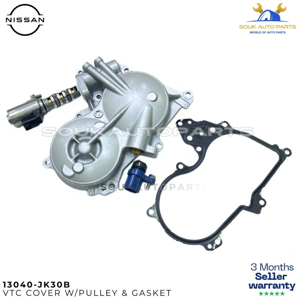 Genuine Nissan VTC Cover & Magnet Kit LH 13040-JK30B 350Z 370Z G37 G35 W/ Gasket