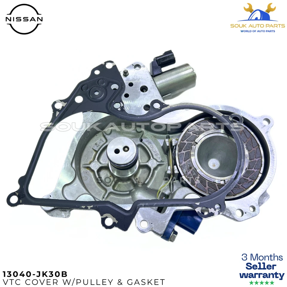 Genuine Nissan VTC Cover & Magnet Kit LH 13040-JK30B 350Z 370Z G37 G35 W/ Gasket