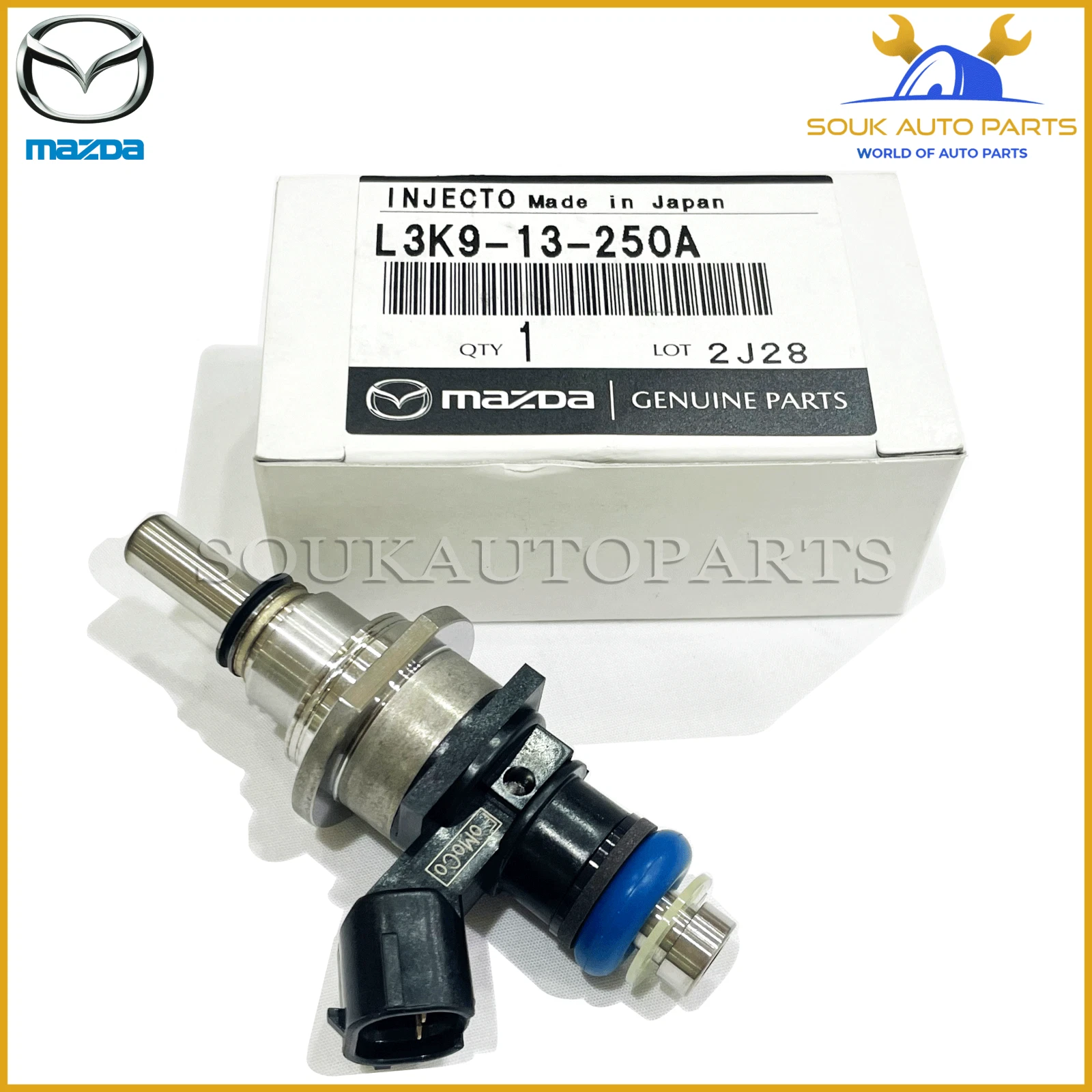 L3K9-13-250A Genuine Mazda FUEL INJECTOR L3K9 L3VDT 2.3Ltr 2007-12