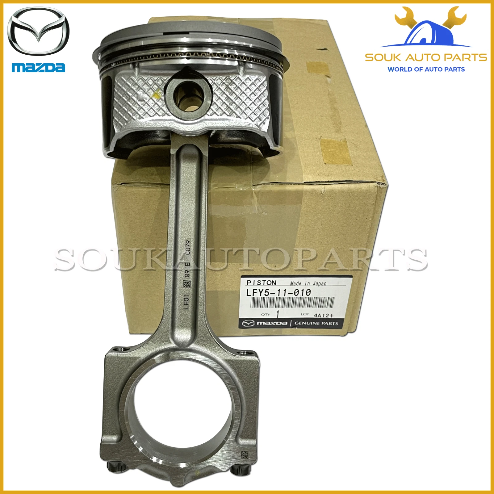 LFY5-11-010 Genuine Mazda PISTON SET LFY511010 OEM Premacy Atenza Sport Wag