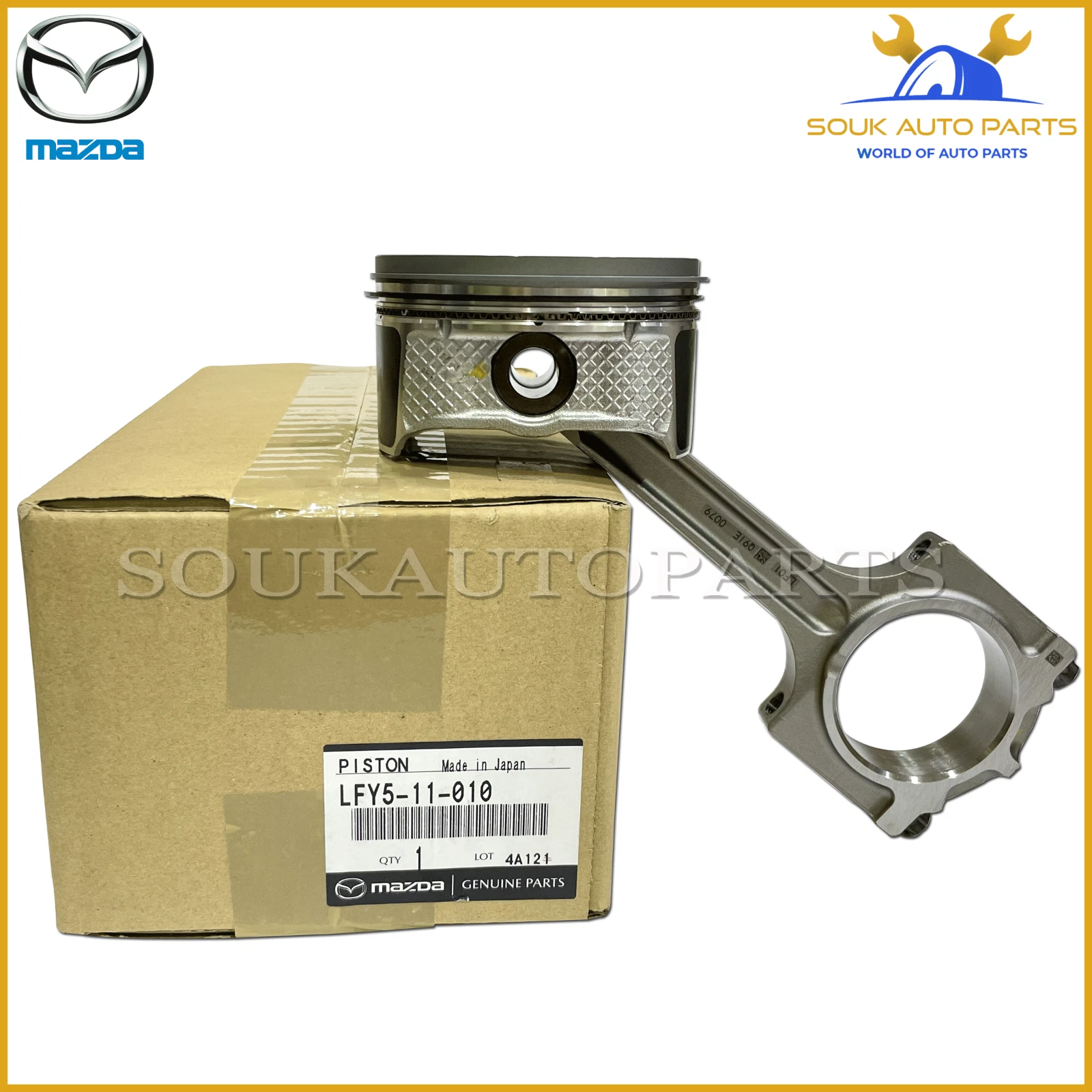 LFY5-11-010 Genuine Mazda PISTON SET LFY511010 OEM Premacy Atenza Sport Wag