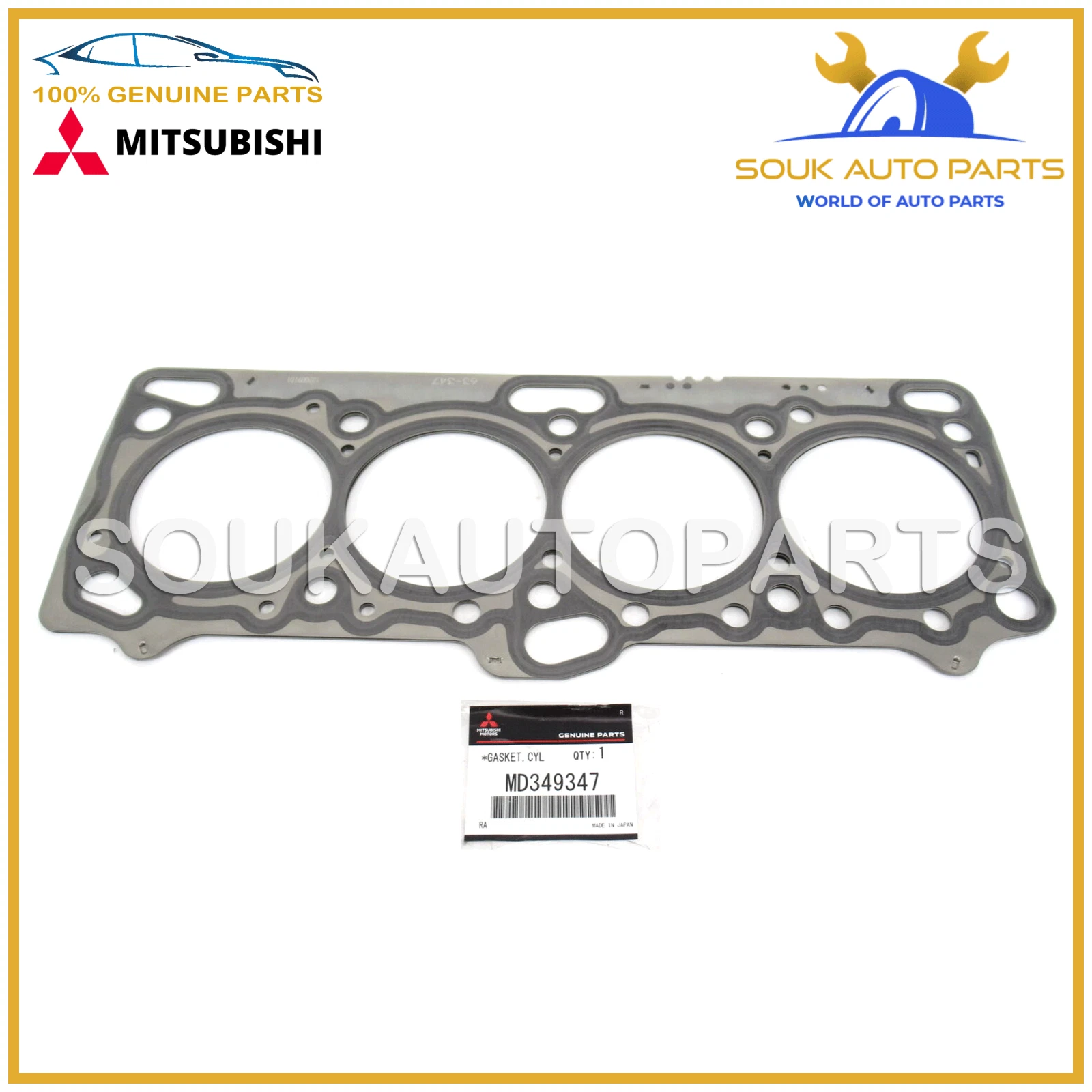 MD349347 Genuine Mitsubishi GASKET, CYLINDER HEAD OEM