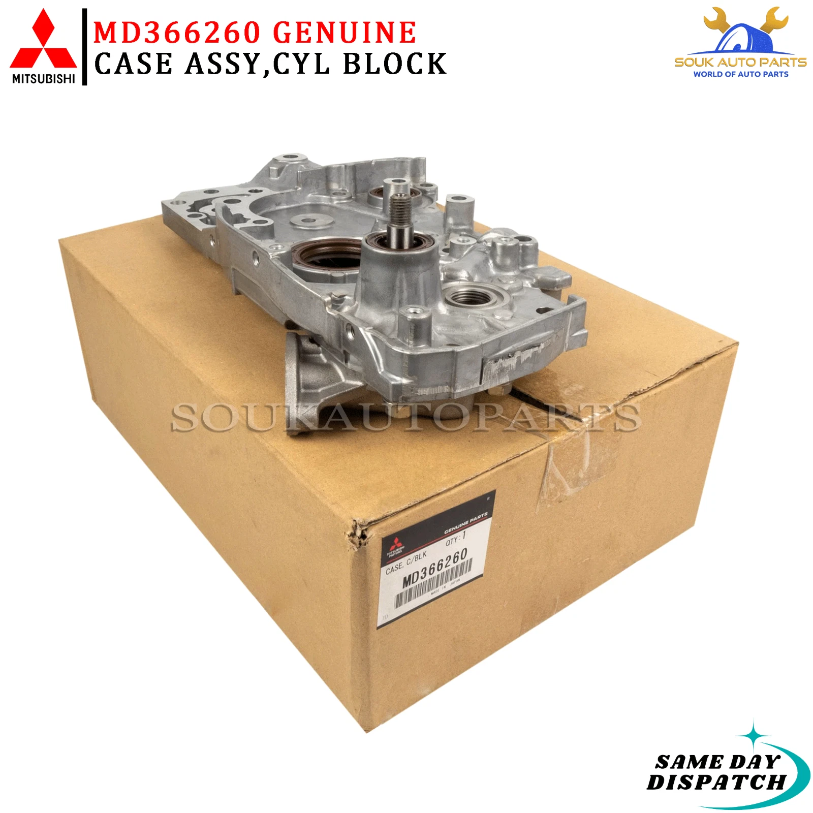 MD366260 Genuine Mitsubishi CASE ASSY,CYL BLOCK