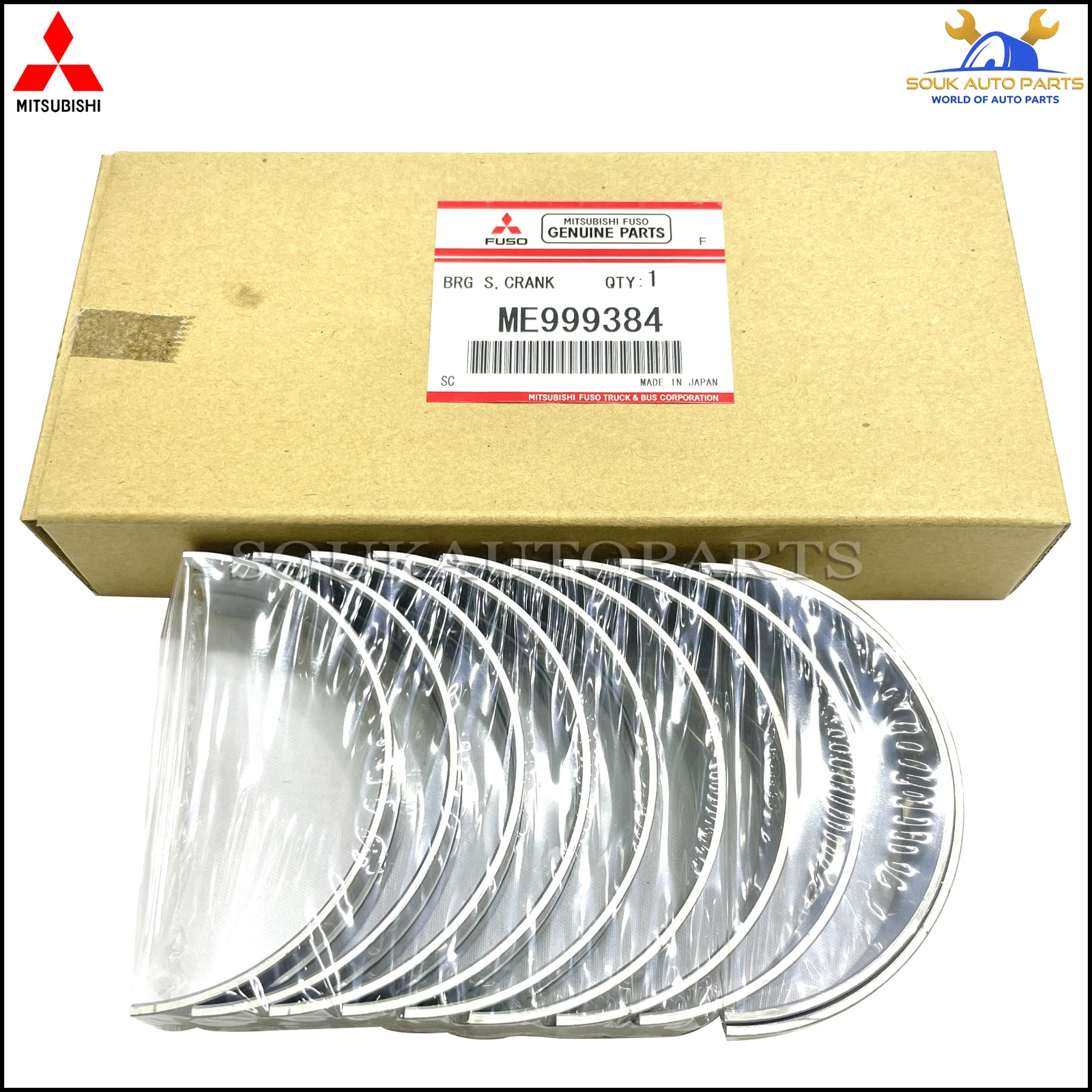 ME999384 Genuine Mitsubishi BEARING SET, CRANKSHAFT OEM