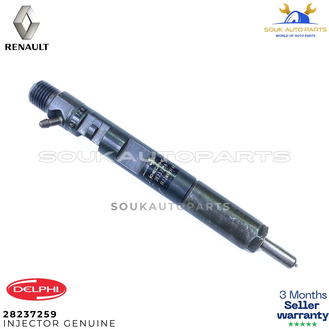 Renault Clio Megane Scenic Captur 1.5 dCi Fuel Injector 166000897R Continental