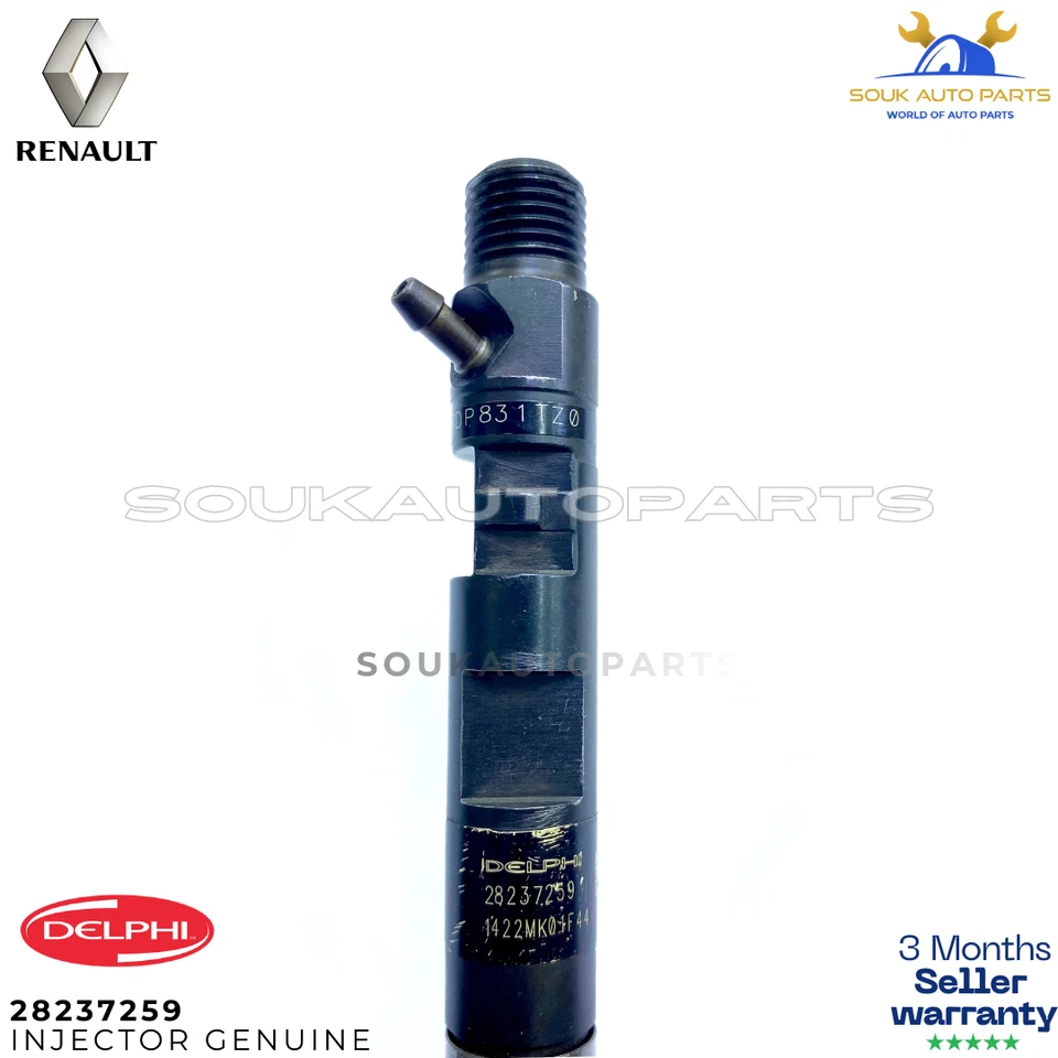 Renault Megane Scenic Captur 1.5 dCi Fuel Injector 4 PCS 166000897R Continental
