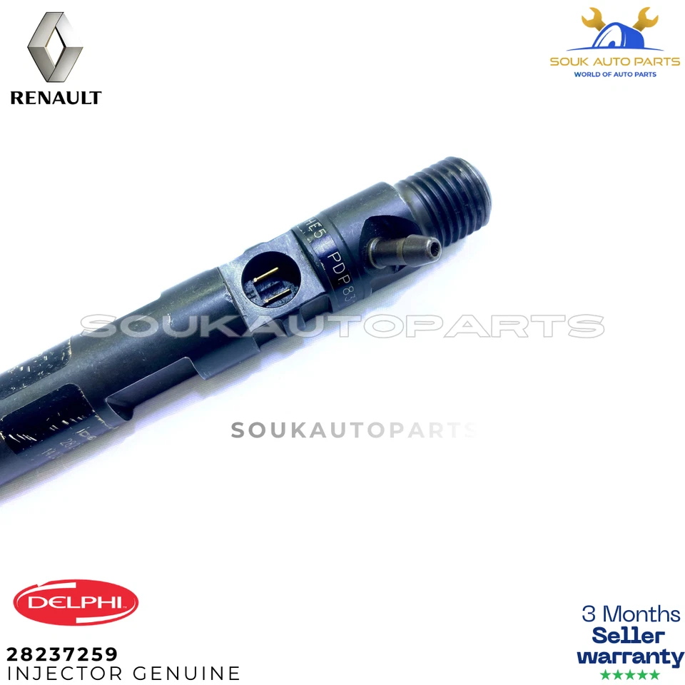 Renault Megane Scenic Captur 1.5 dCi Fuel Injector 4 PCS 166000897R Continental