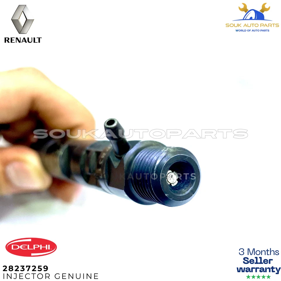Renault Megane Scenic Captur 1.5 dCi Fuel Injector 4 PCS 166000897R Continental