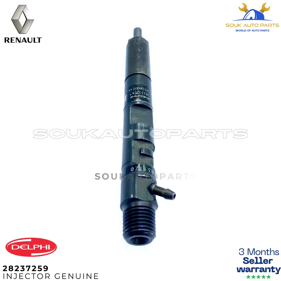 Renault Megane Scenic Captur 1.5 dCi Fuel Injector 4 PCS 166000897R Continental
