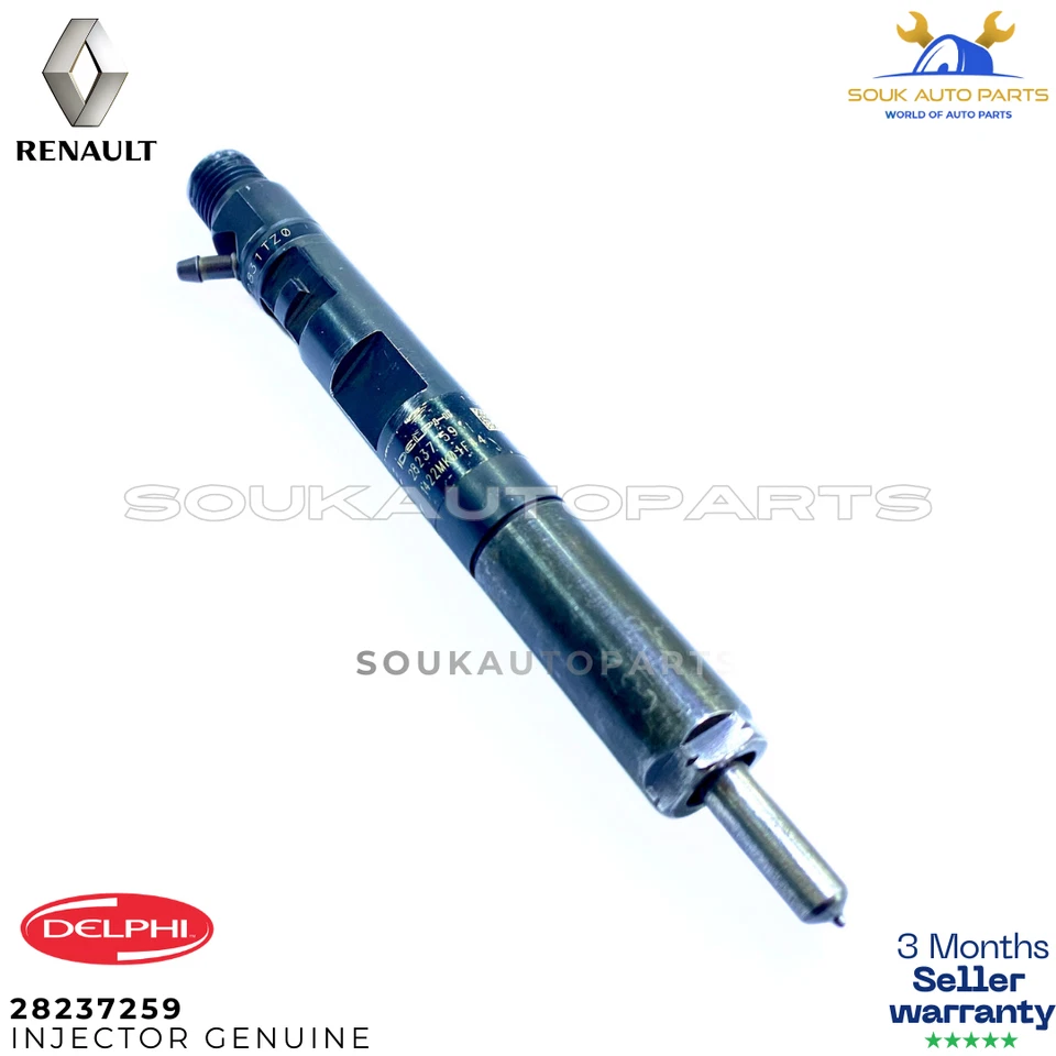 Renault Megane Scenic Captur 1.5 dCi Fuel Injector 4 PCS 166000897R Continental
