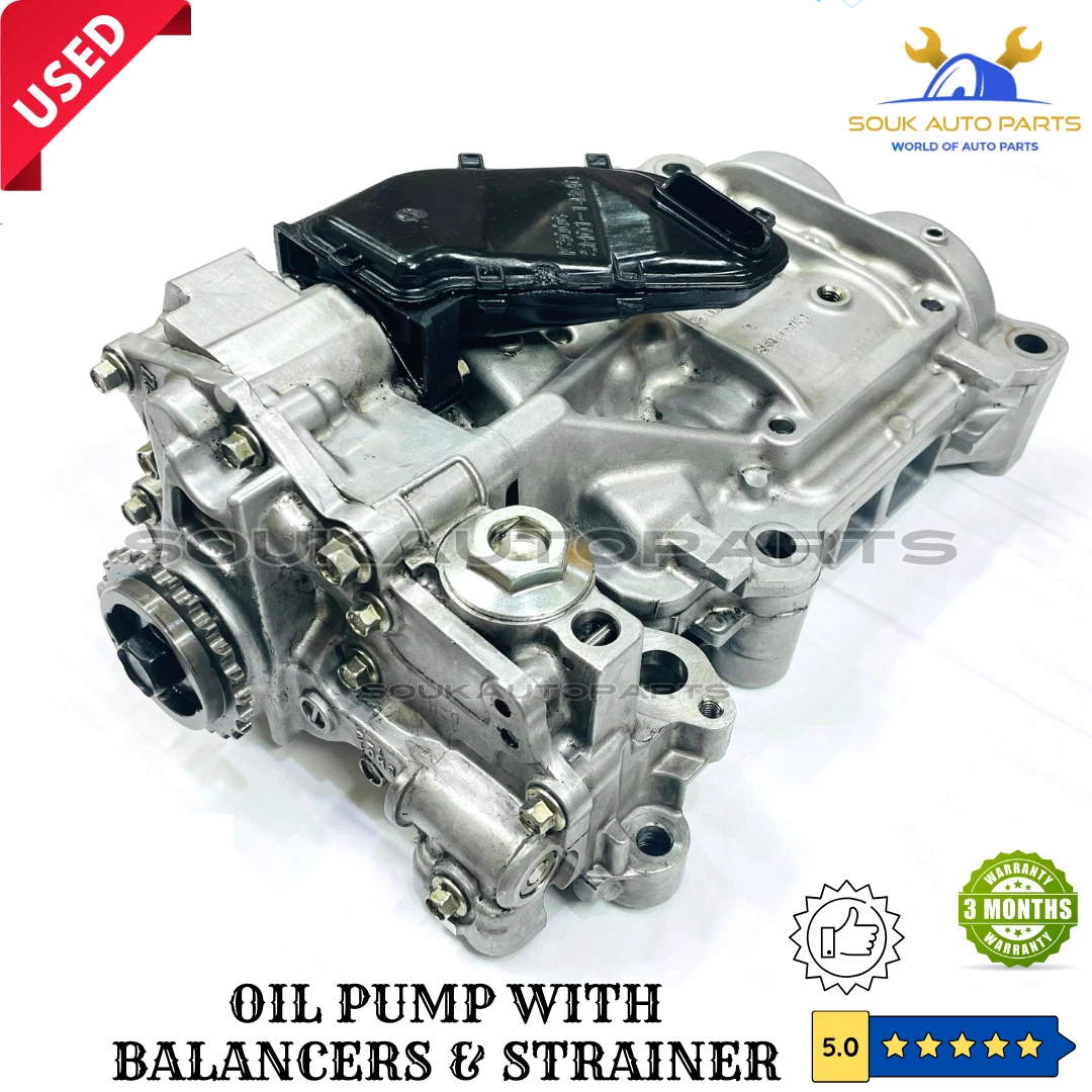 SH01117K0 OIL PUMP WITH BALANCER AXLES & STRAINER MAZDA SH01 SHY1 For MAZDA