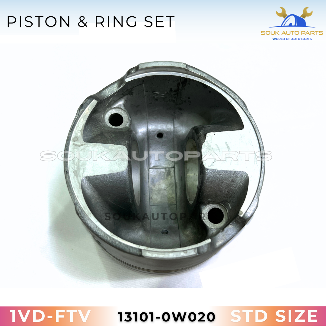 13101-0W020 PISTON & RING SET 1VD-FTV 92mm For LAND CRUISER LX450D 4.5Ltr