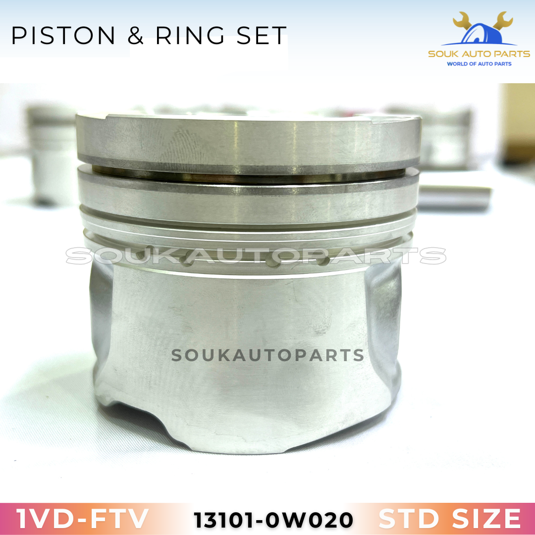 13101-0W020 PISTON & RING SET 1VD-FTV 92mm For LAND CRUISER LX450D 4.5Ltr