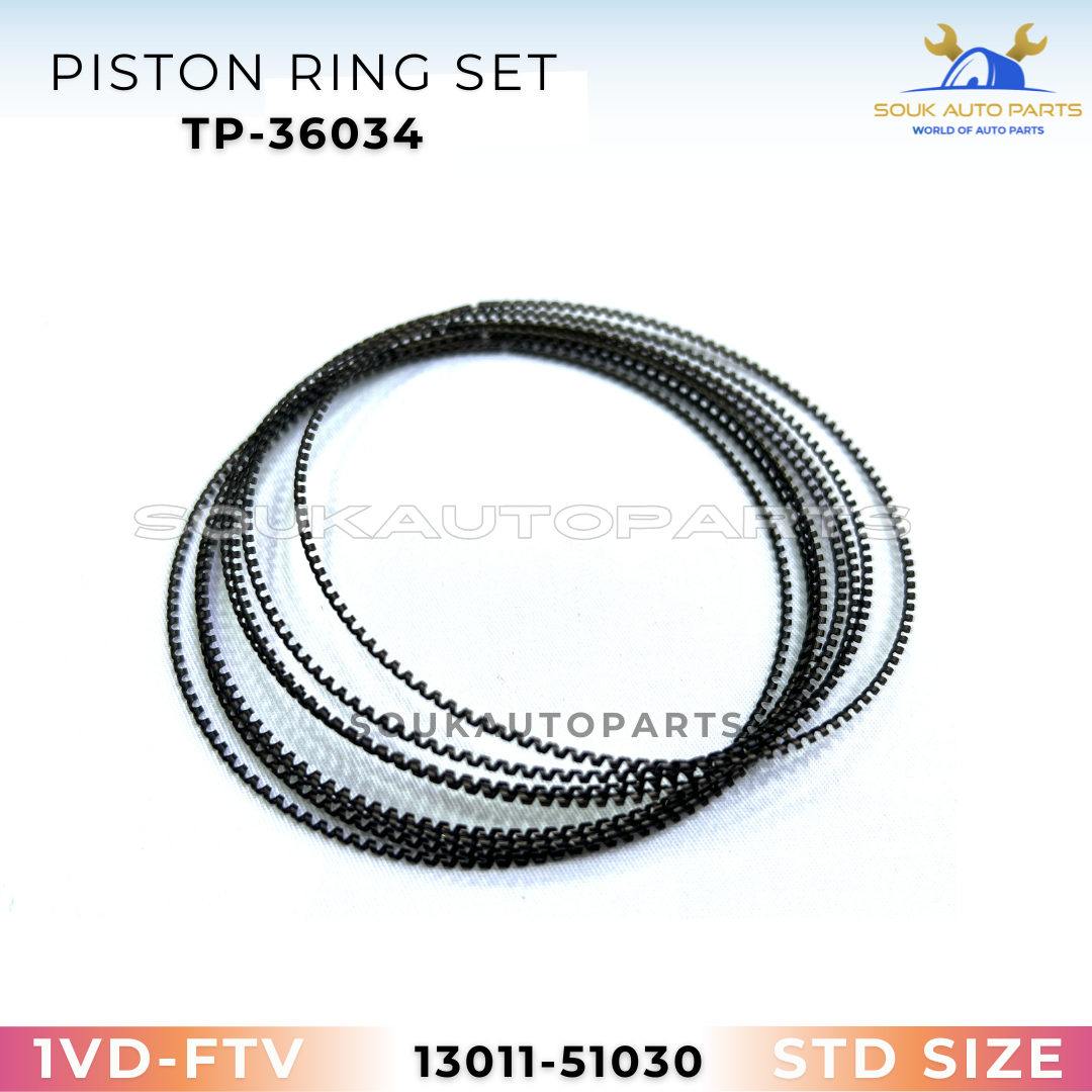 13101-0W020 PISTON & RING SET 1VD-FTV 92mm For LAND CRUISER LX450D 4.5Ltr