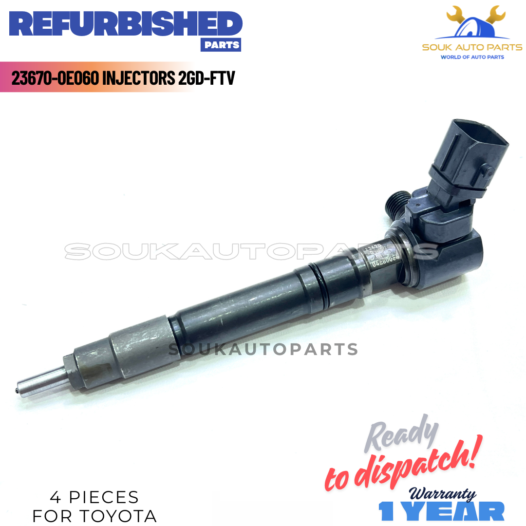 23670-0E060 Genuine Toyota FUEL INJECTOR 2GD-FTV COMMON RAIL DIESEL HILUX