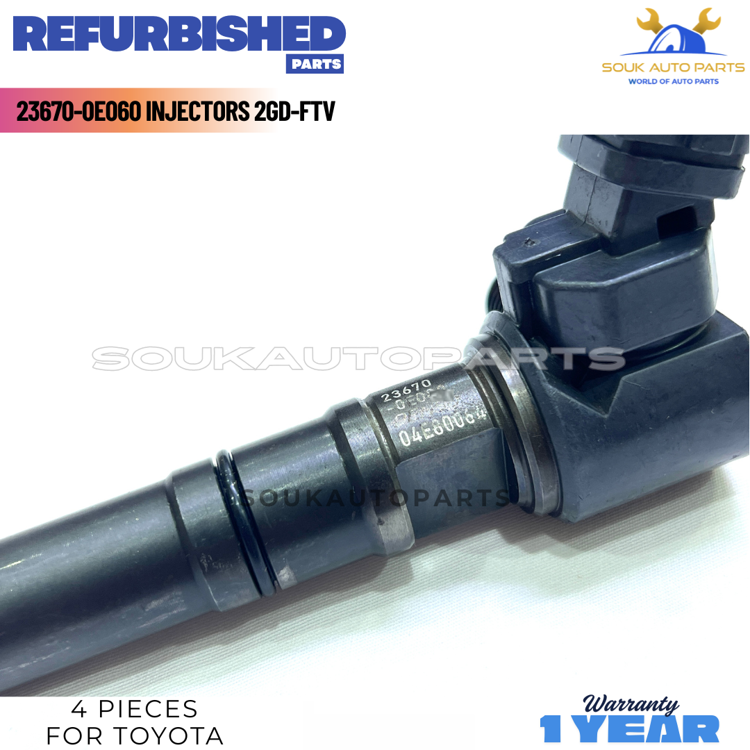23670-0E080 Genuine Toyota FUEL INJECTOR 2GD-FTV COMMON RAIL DIESEL HILUX