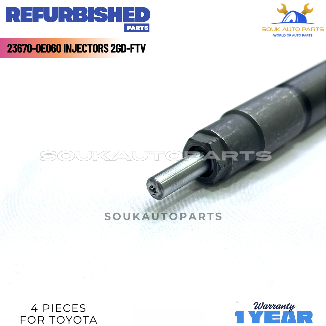 23670-0E080 Genuine Toyota FUEL INJECTOR 2GD-FTV COMMON RAIL DIESEL HILUX