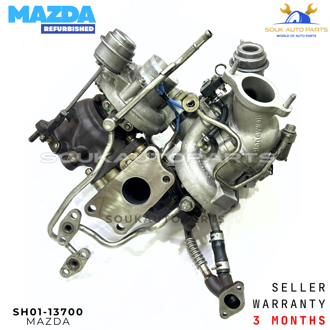 SH01-13700 Turbocharger Bi Turbo Mazda SH01 SHY1 3 / 6 /CX5 810358 2.2Ltr 12-16