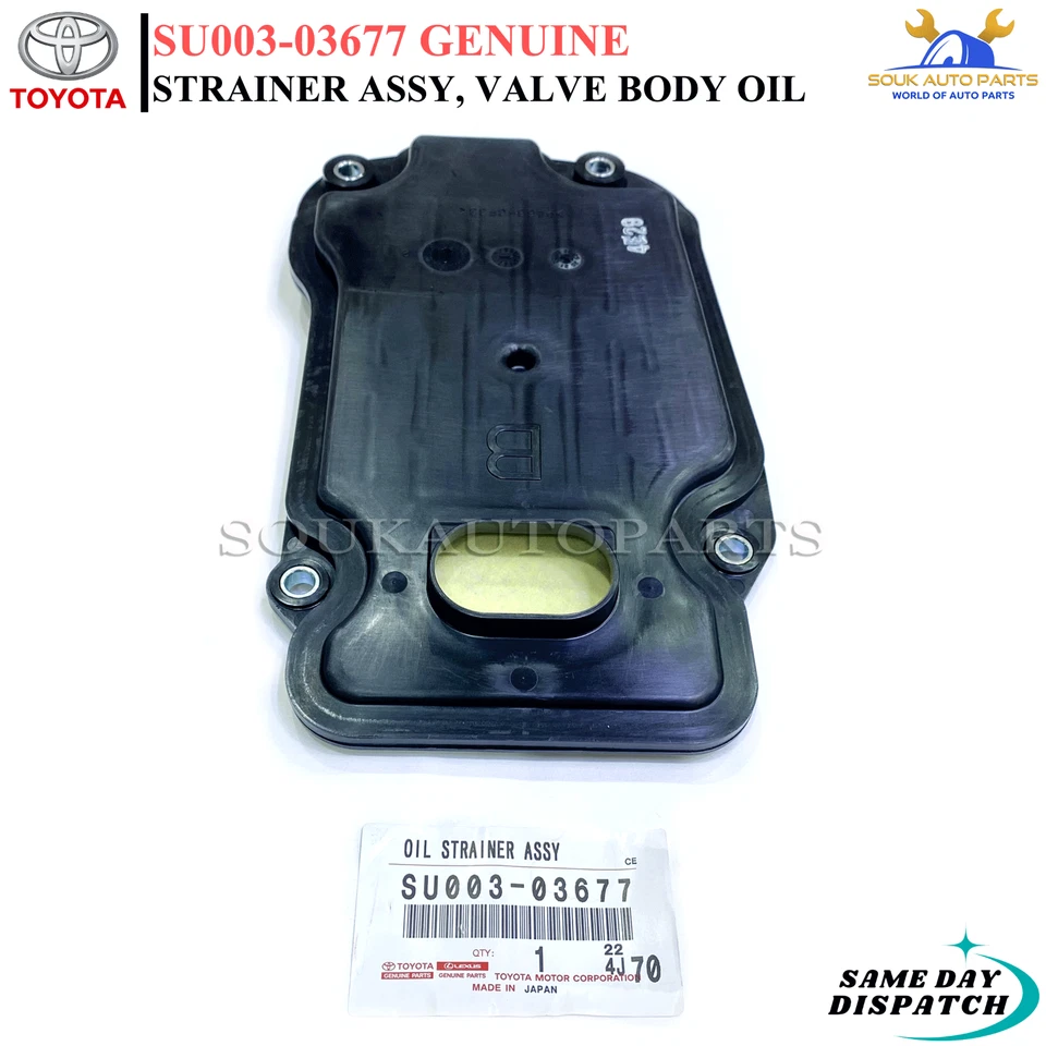 SU003-03677 Genuine Toyota STRAINER ASSY, VALVE BODY OIL SU00303677 OEM