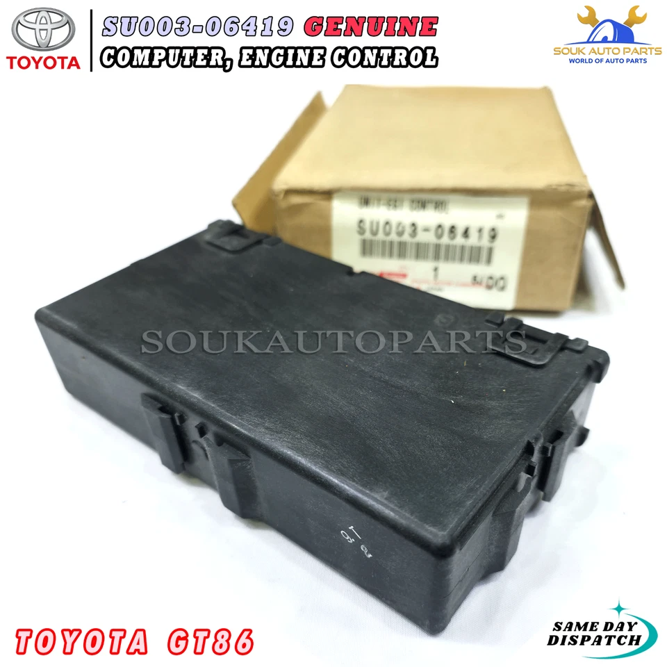 SU003-06419 Genuine OEM COMPUTER, ENGINE CONTROL For Toyota GT86