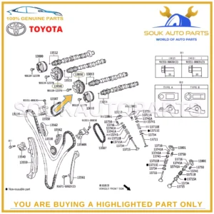13050-31170 Genuine Toyota GEAR ASSY, CAMSHAFT TIMING LEXUS ES350 1305031170 OEM