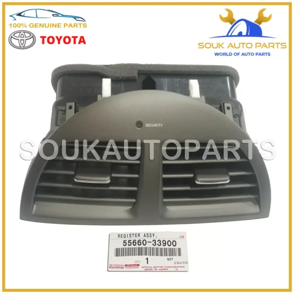 55660-33900 Genuine Toyota CENTER DASH DEFROSTER GRILLE LEXUS ES350 07-09 2GR-FE