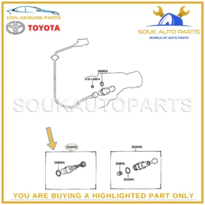 33403-69185 Genuine Toyota SPEEDOMETER DRIVEN (ATM) GEAR SUB-ASSY 3340369185 OEM