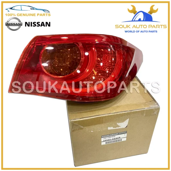 26550-4GA0B Genuine Nissan LAMP COMB REAR, RH 265504GA0B OEM Infiniti Q50 Q50L