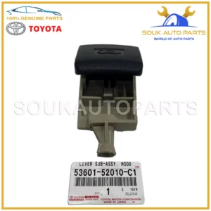 53601-52010-C1 Genuine Toyota LEVER SUB-ASSY HOOD 53601-52010-C1 OEM 4RUNNER
