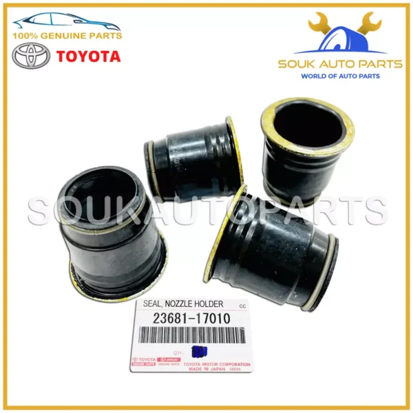 23681-17010 Genuine Toyota NOZZLE HOLDER SEAL (Set of 4 Pcs) 2368117010 OEM